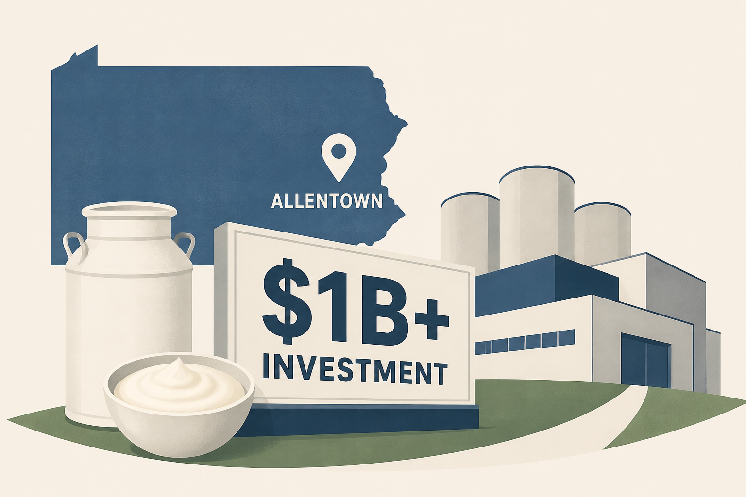 Chobani investing $1B+ in Allentown, PA dairy facility