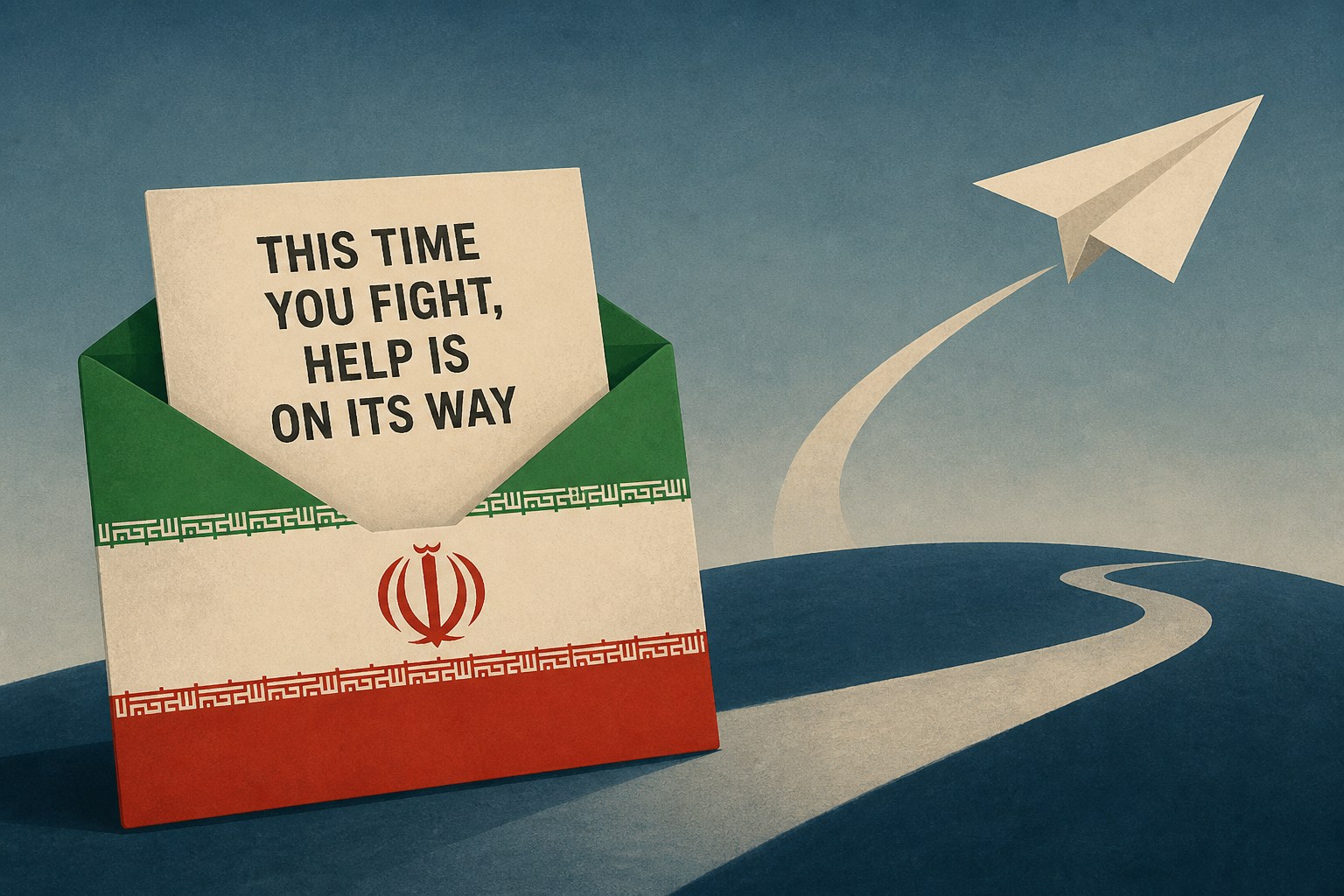 Iranians to Trump: This time you fight, help is on its way