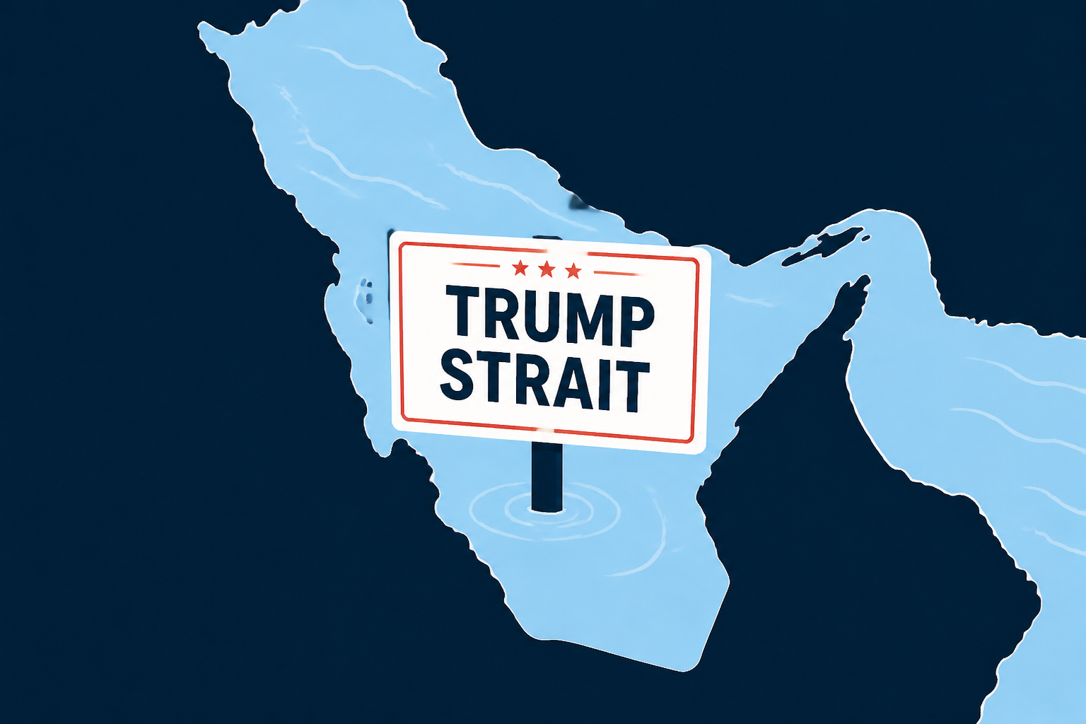 Trump floats renaming Strait of Hormuz the 'Trump Strait'