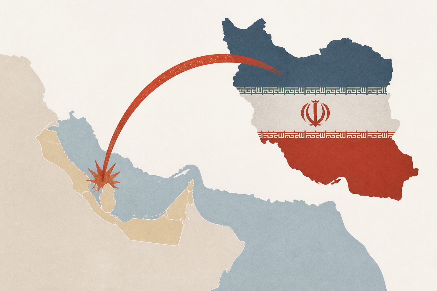 Iran fires on Gulf states in retaliation for U.S. strikes : NPR