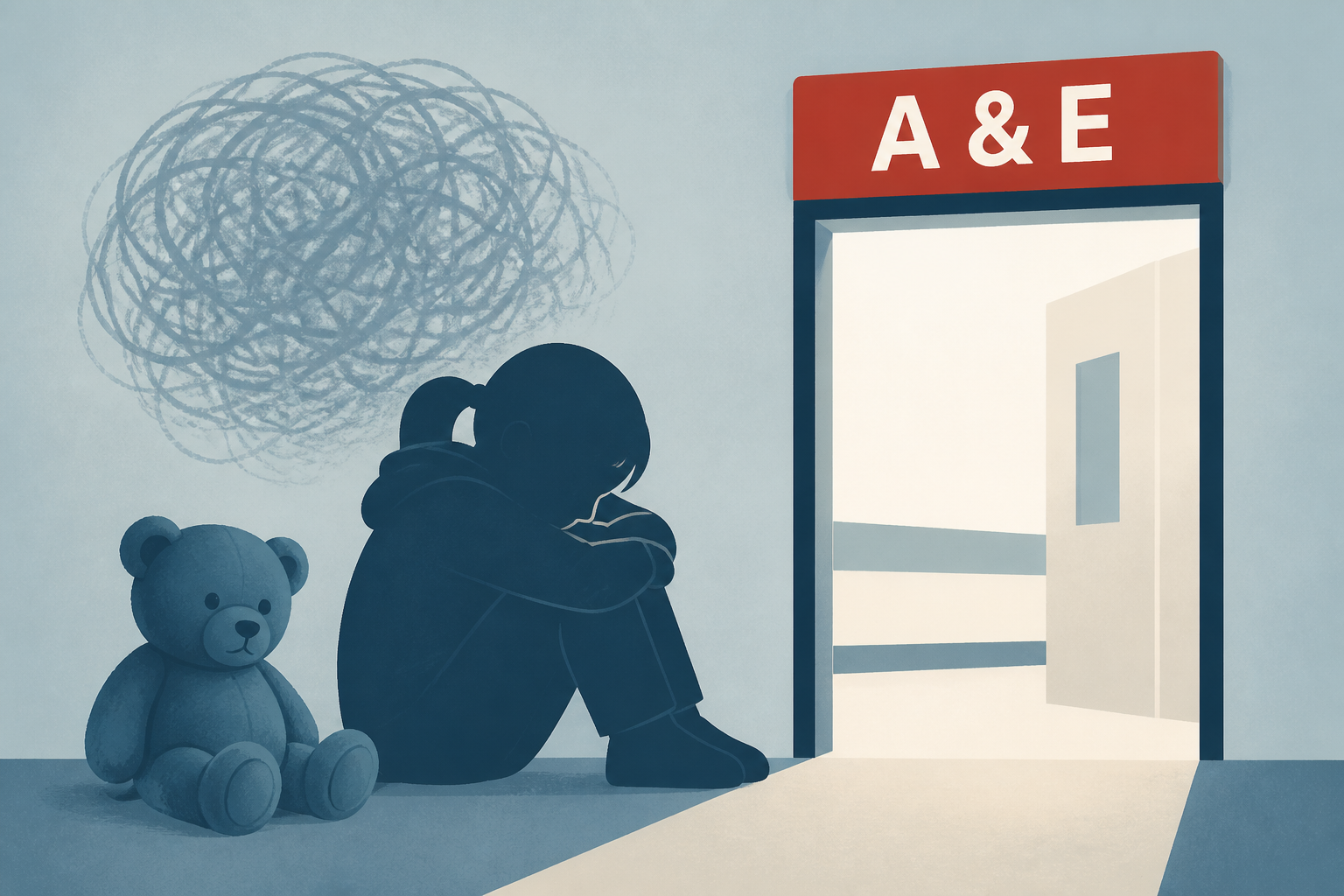 Children as young as six going to A&E in mental health crisis
