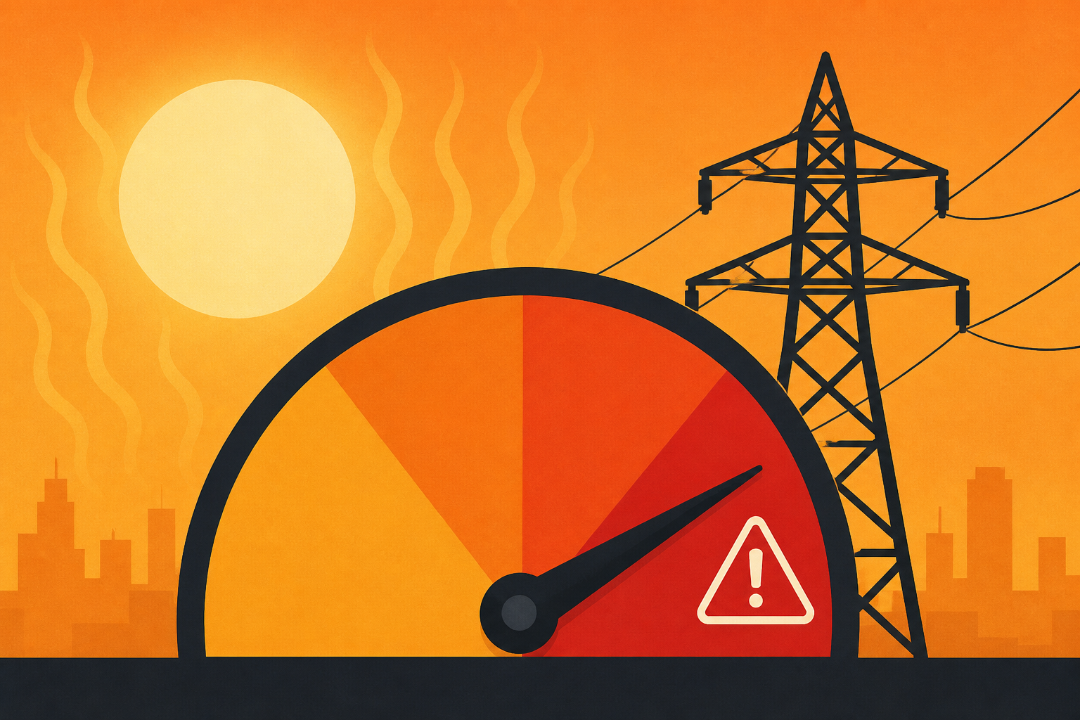 Blackout risk rises as heat wave stresses largest US electric grids