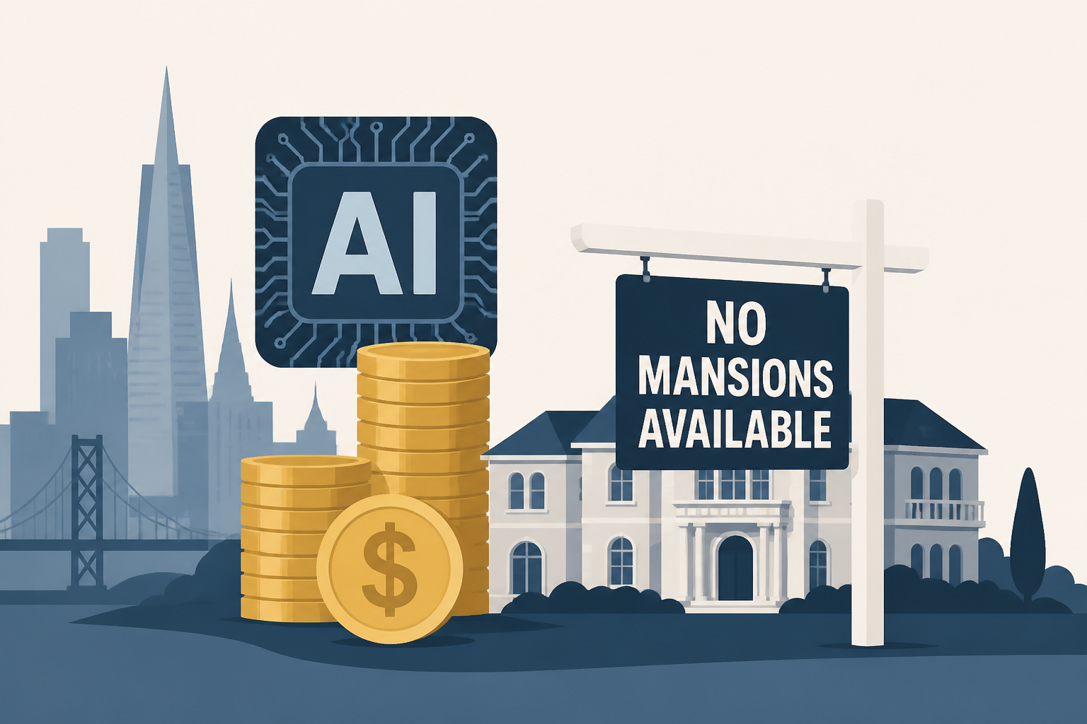 AI millionaire boom creates SF ‘mansion shortage’ in tech hub