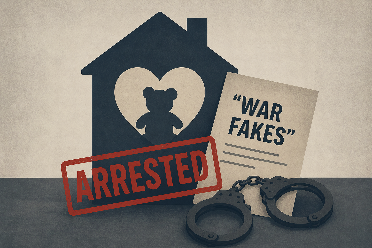 Children’s Hospice Founder Arrested and Charged Over ‘War Fakes’