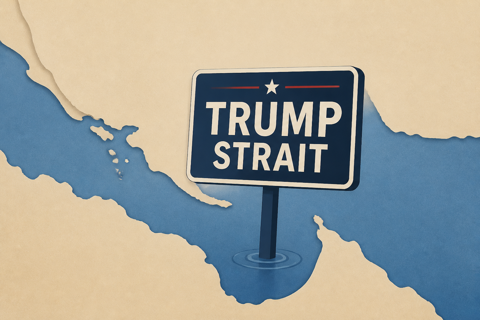 Trump suggests renaming the Strait of Hormuz to Trump Strait