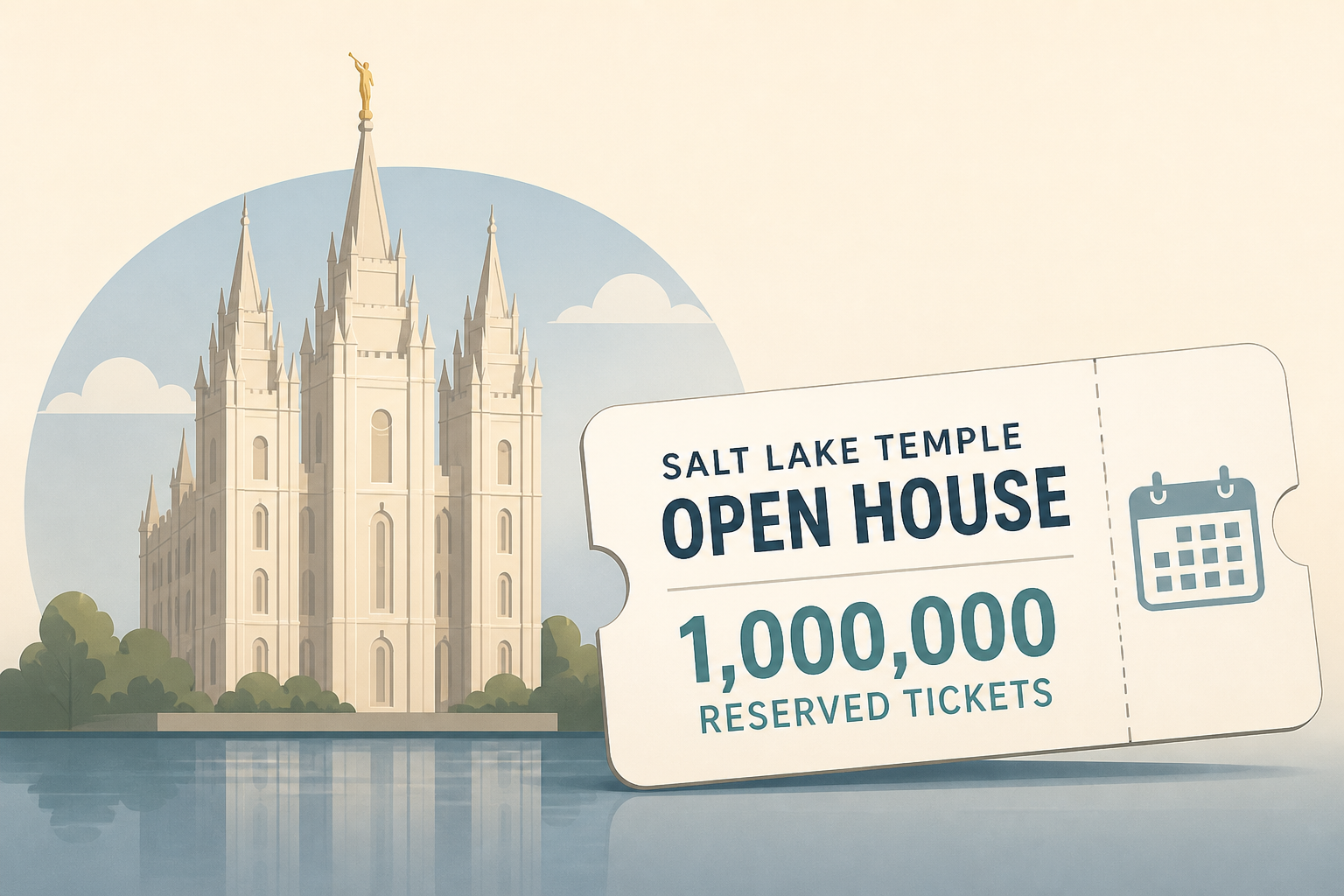 1M reserved tickets for Salt Lake Temple open house