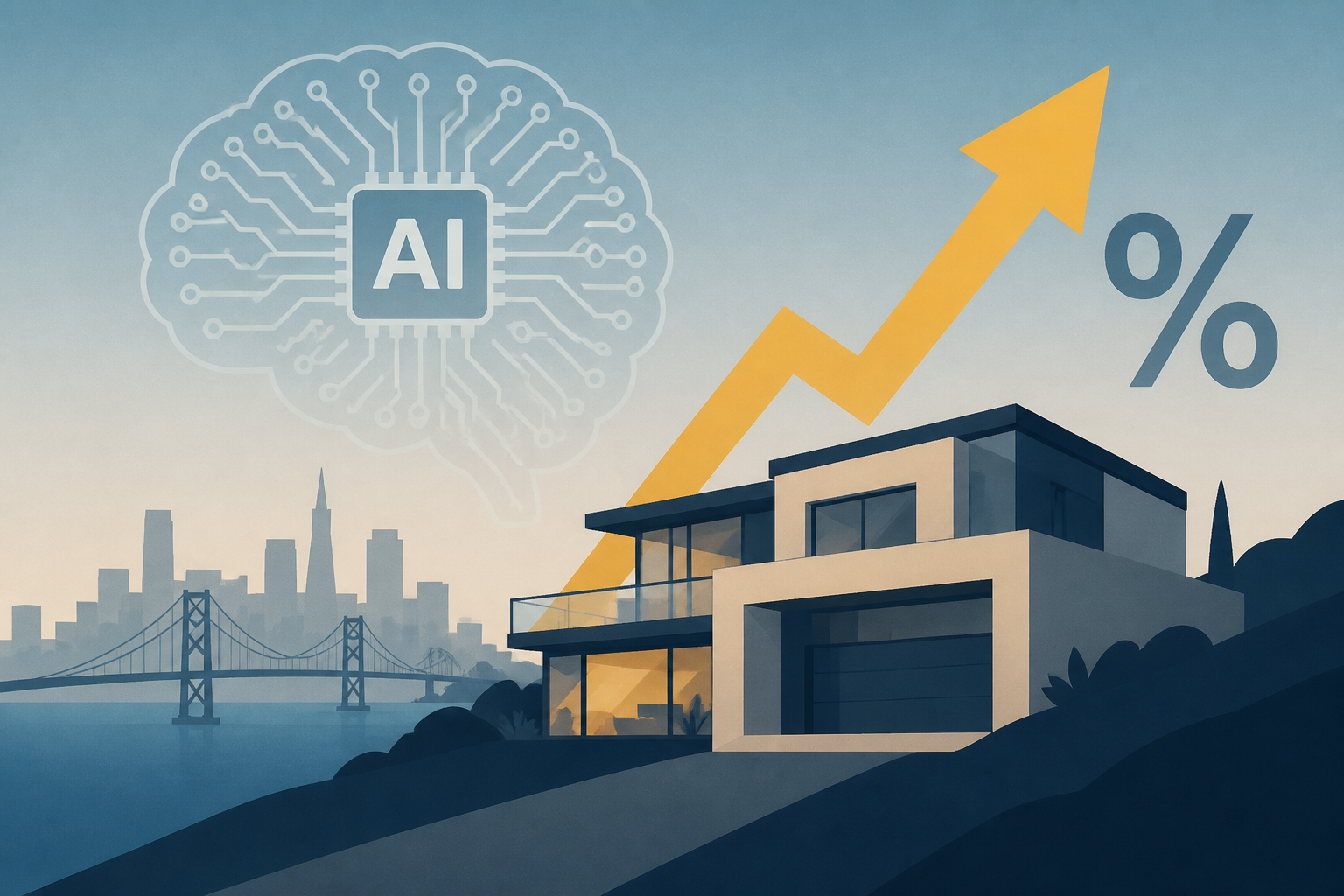 AI-fueled luxury home rush grips the San Francisco Bay Area despite high rates