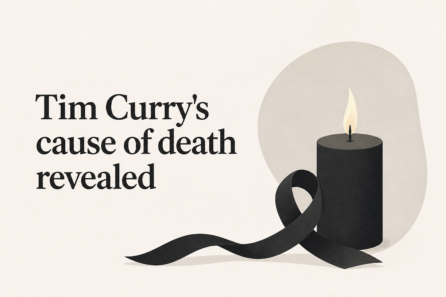 Tim Curry's cause of death revealed