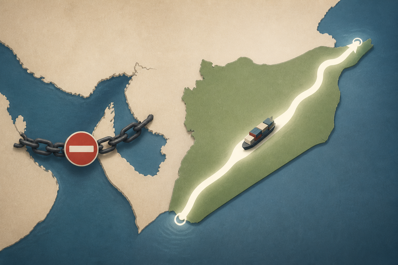 With Hormuz Choked, Syria Offers an Alternative