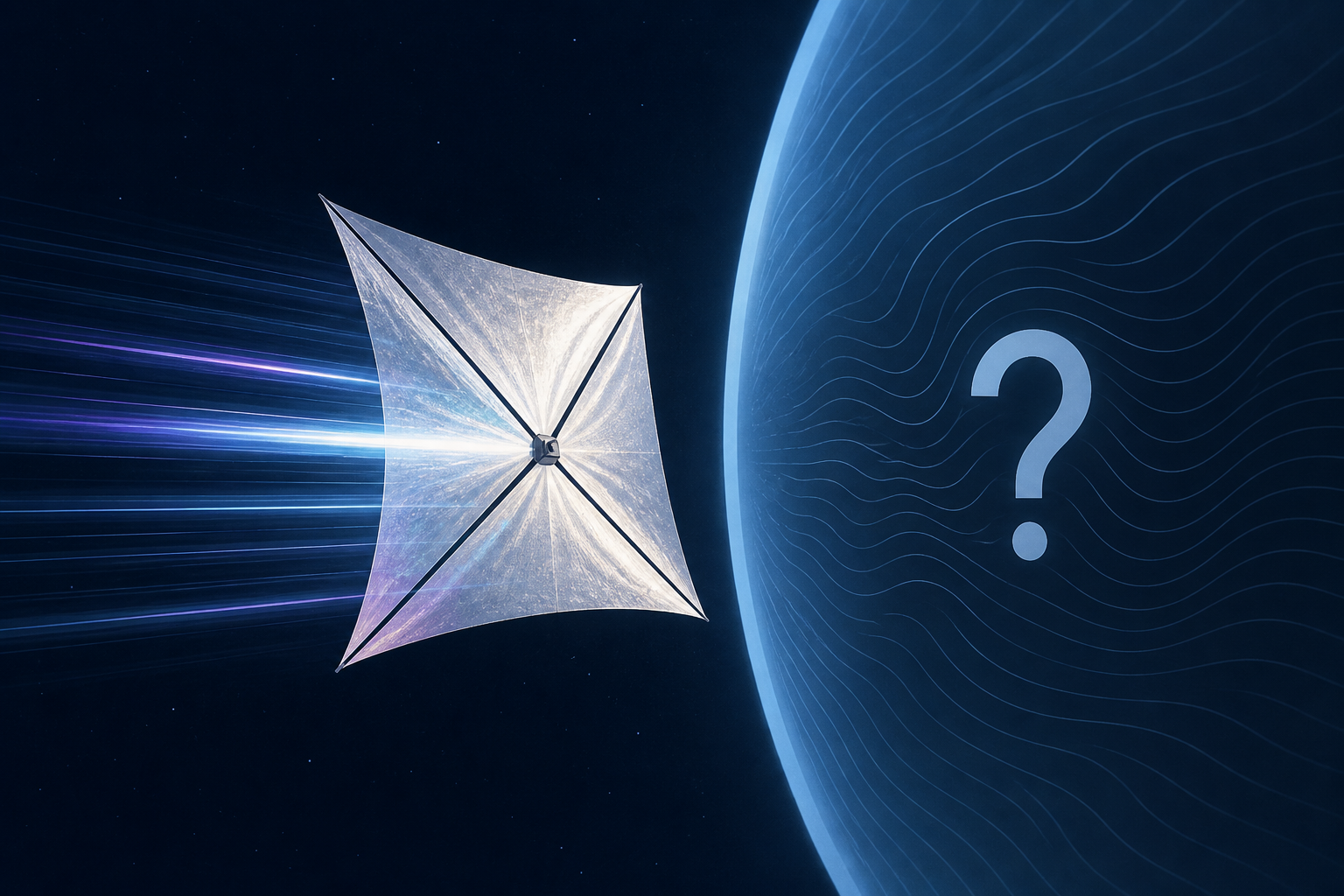 Interstellar solar sails hit a strange problem at 75% of light speed