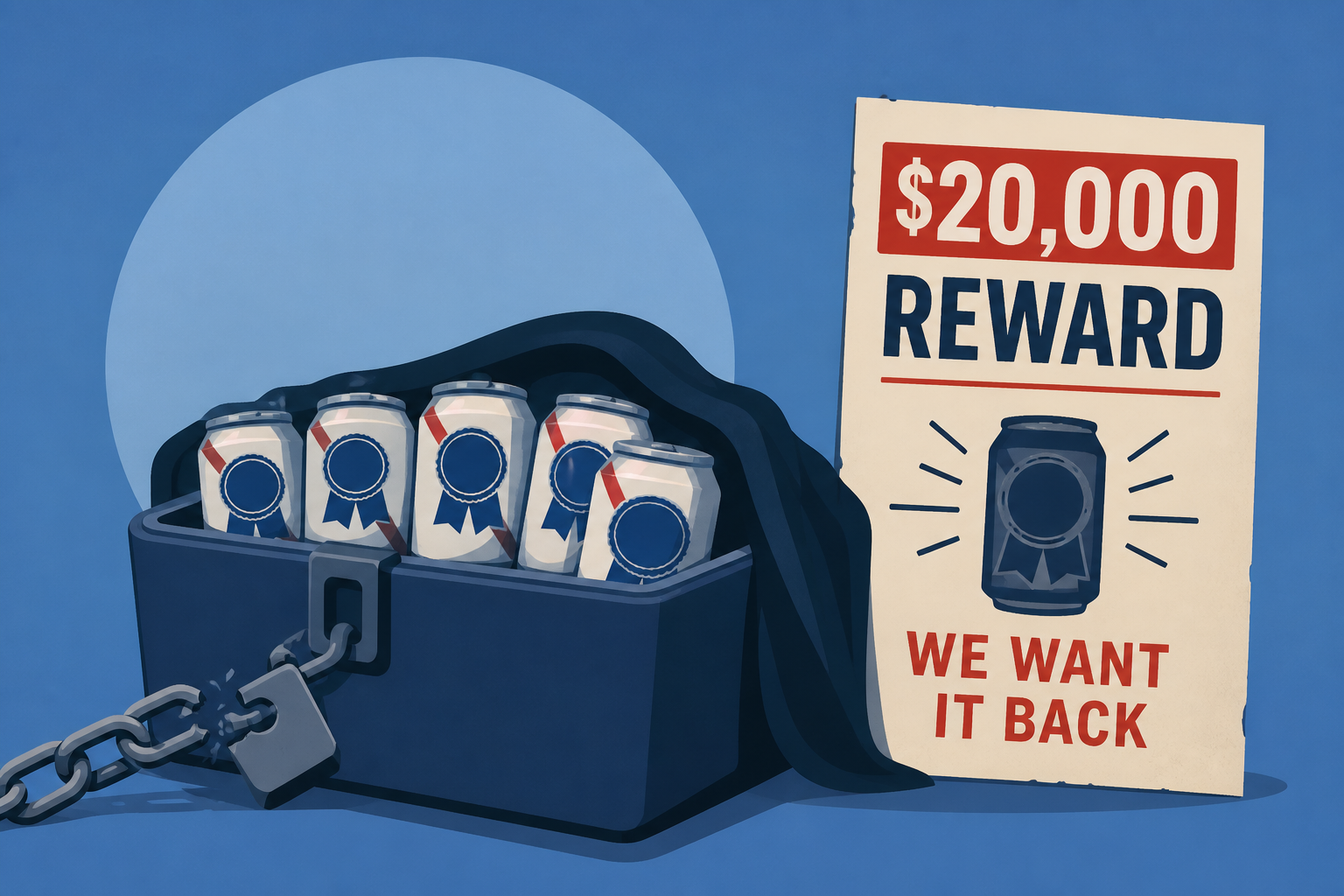 Pabst Blue Ribbon CEO posts $20,000 reward for stolen beer: 'We want it back'