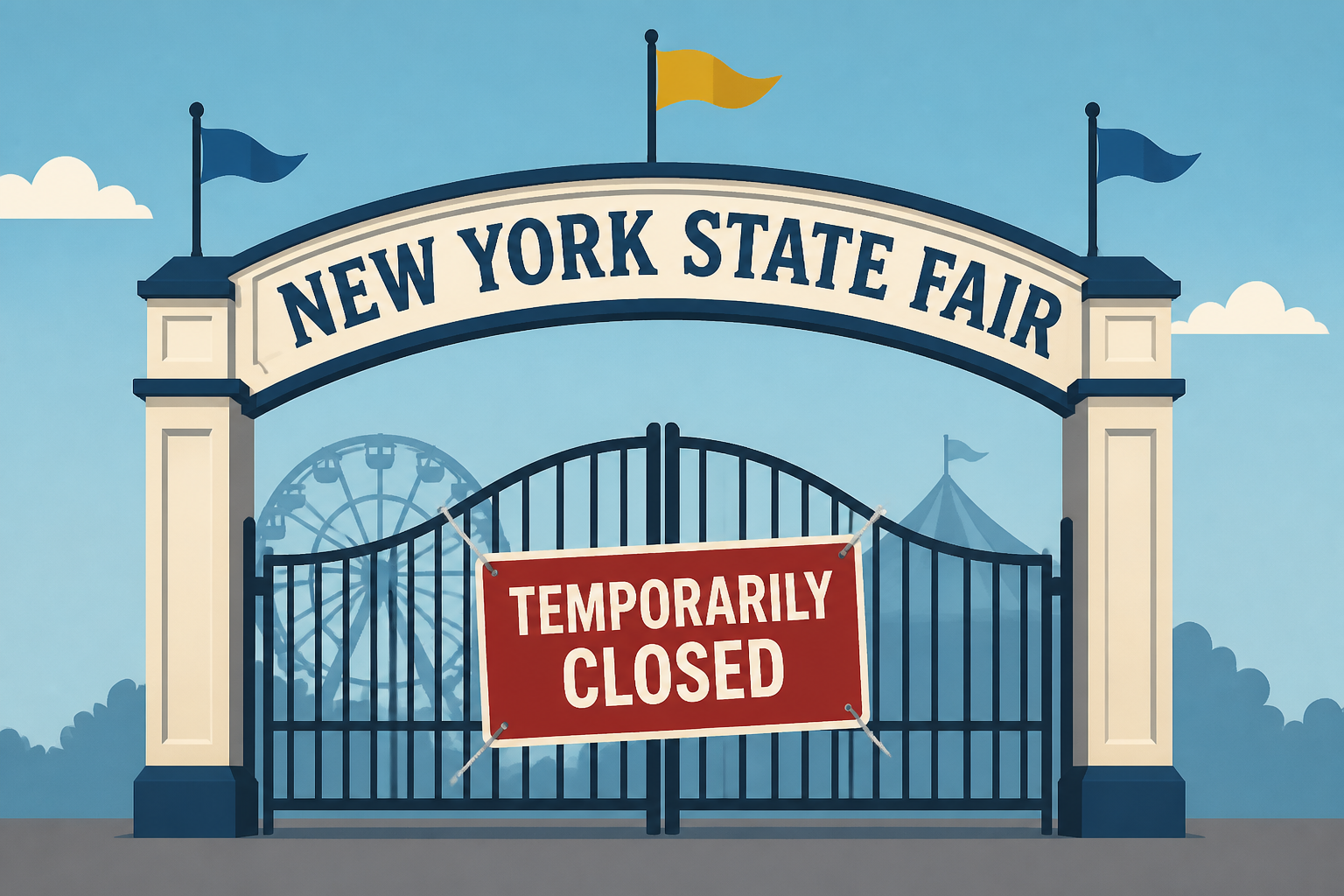 New York State Fair gates temporarily closes gates