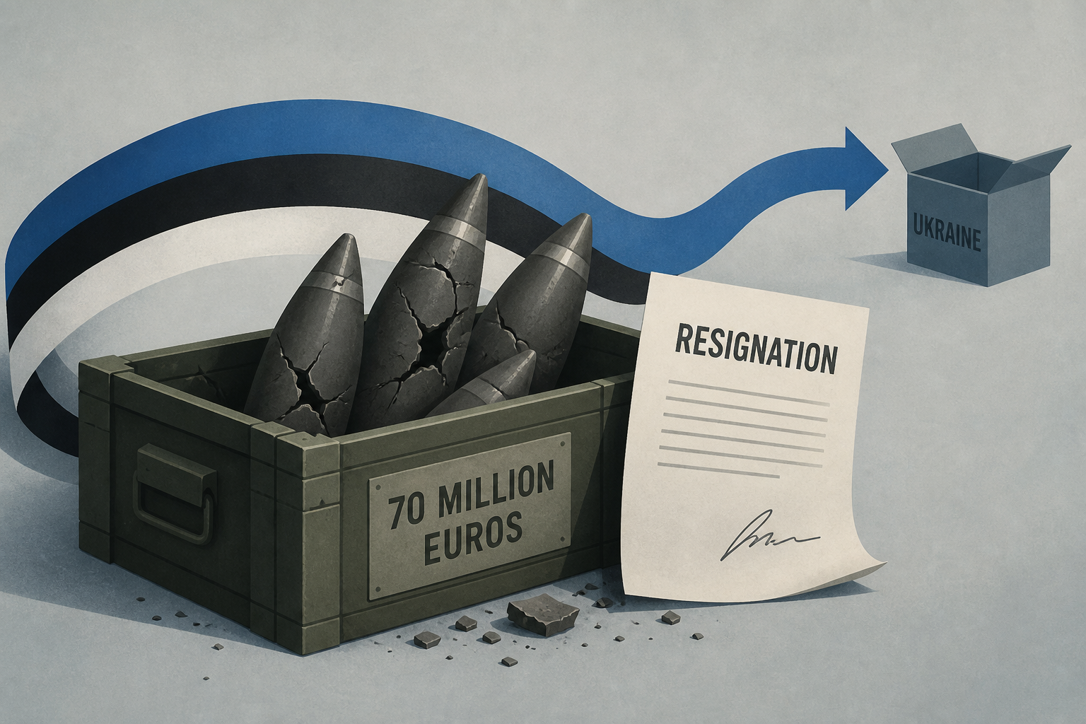 Estonia's Defense Minister resigns after wasting 70 million euros on faulty ammunition for Ukraine