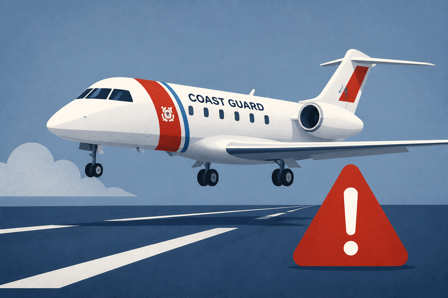 Coast Guard plane carrying DHS Secretary Markwayne Mullin makes emergency landing