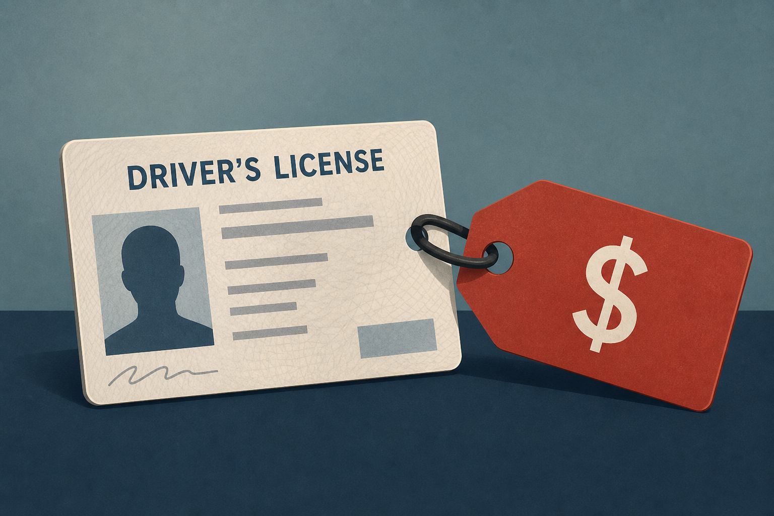 I rented a car, and within hours, my driver's license was for sale