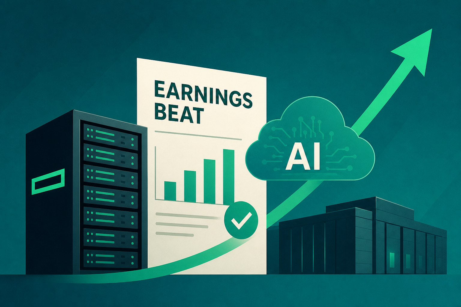 HPE Earnings Top Estimates Amid Oracle AI Data Center Deal