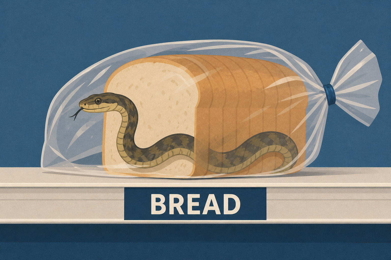 Snake found in bread aisle of Maryport food store