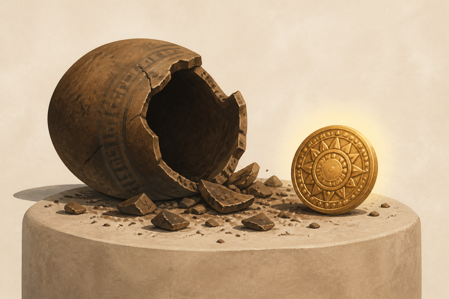 Rare Ancient Treasure Trove Stolen - But Thieves Left The Most Valuable Item Behind