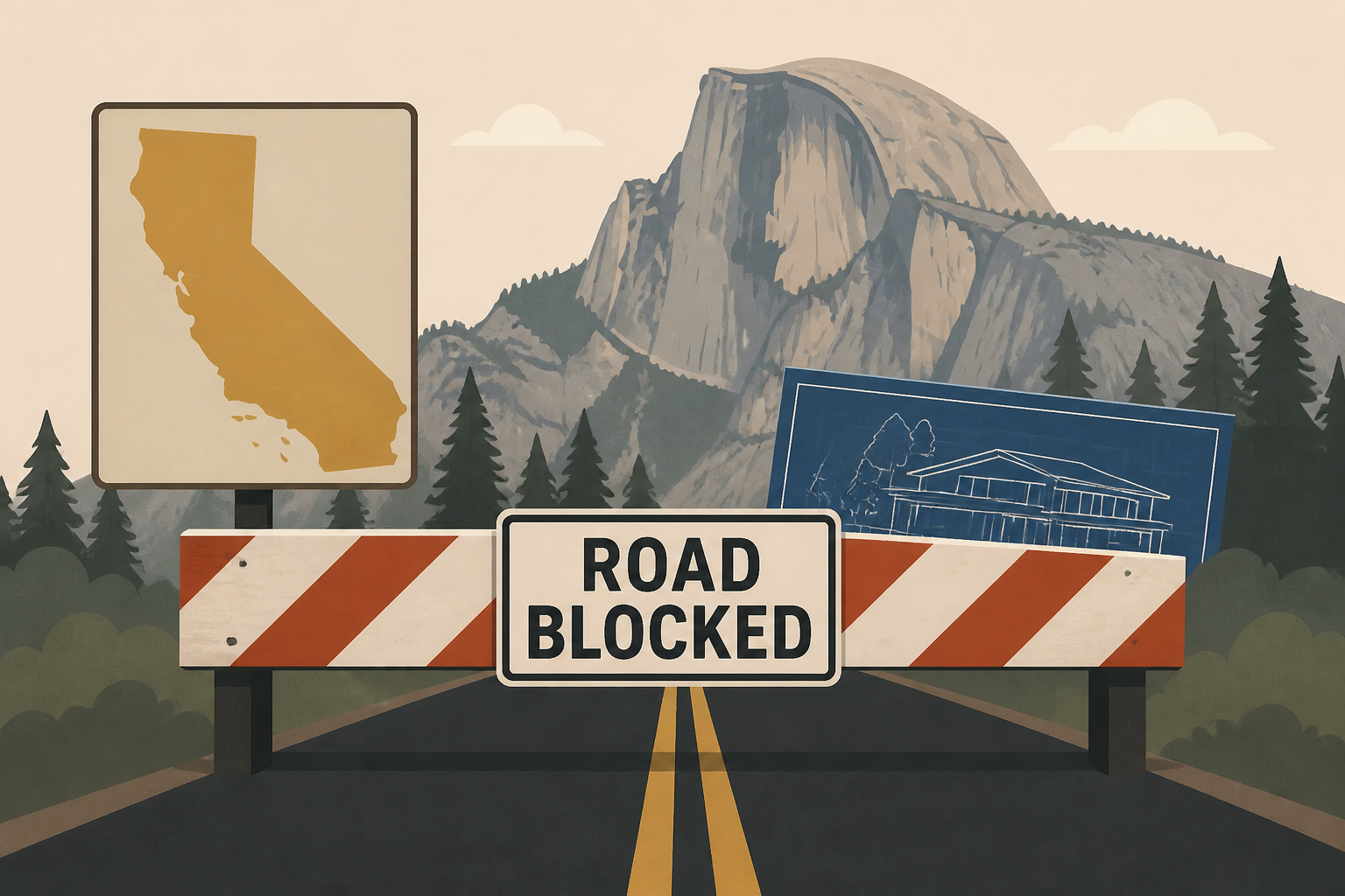 California lawmakers move to block Yosemite road for private developer