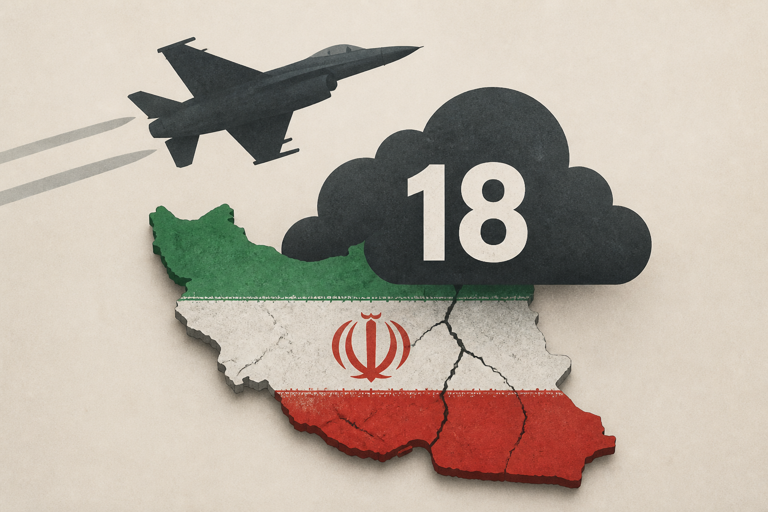 Trump threatens more strikes as death toll in Iran rises to 18
