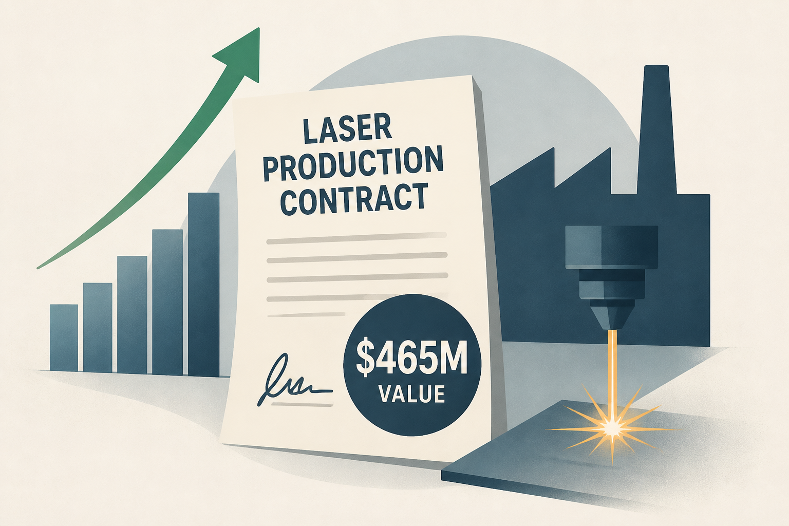 ever laser production contract to AV, with $465M value