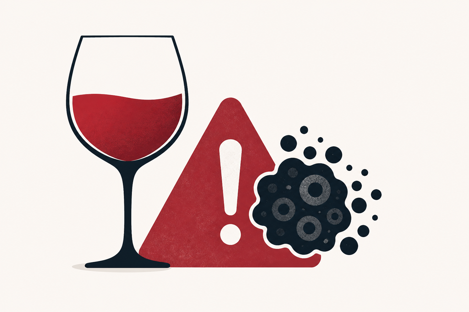 Alcohol ups the risk of dying from at least 10 types of cancer
