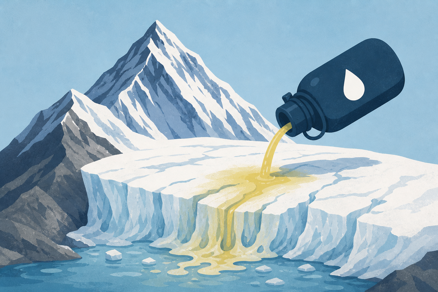 Climbers are melting Everest’s glacier with their urine, study warns