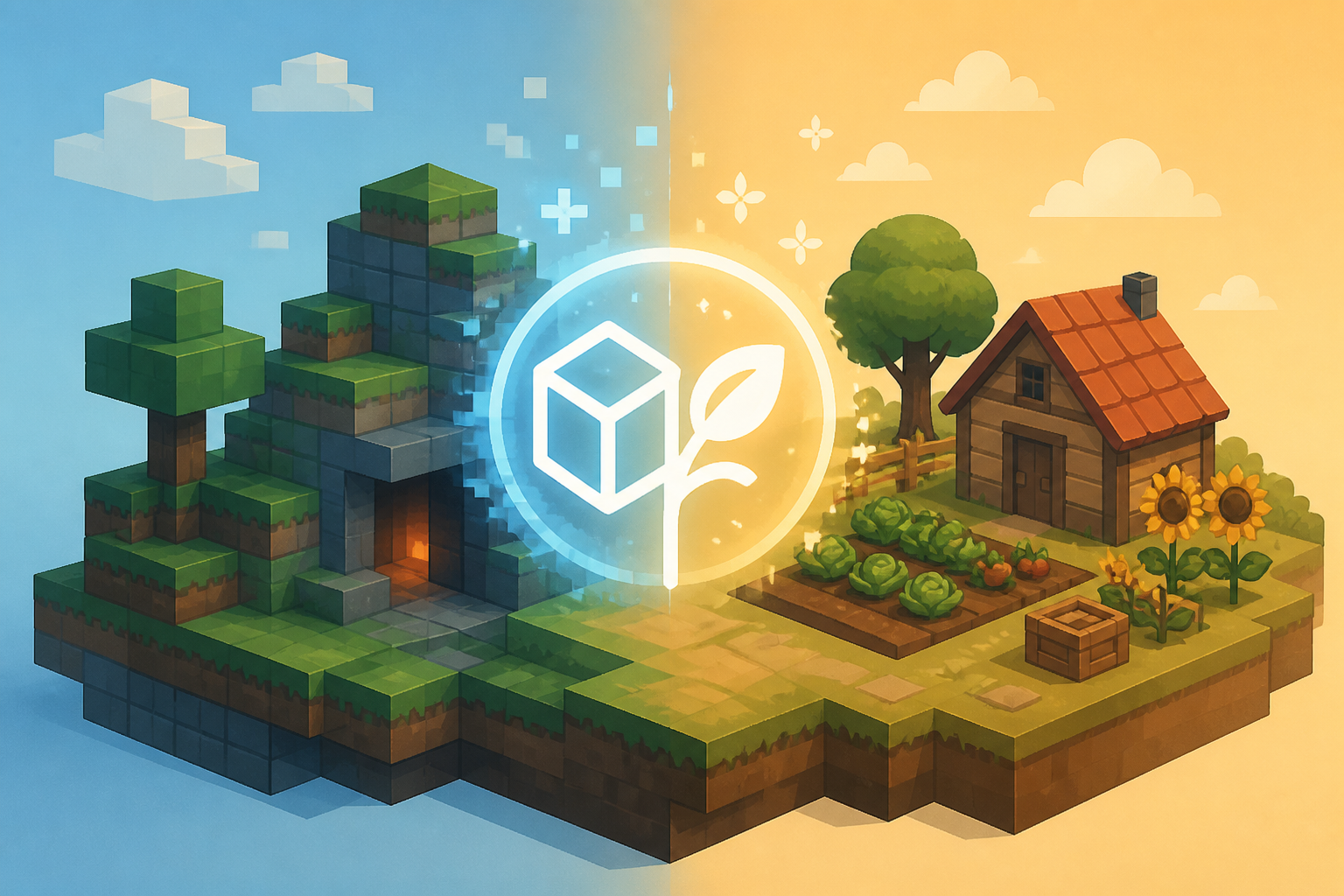 New Steam Game Is Like Minecraft Meets Stardew Valley