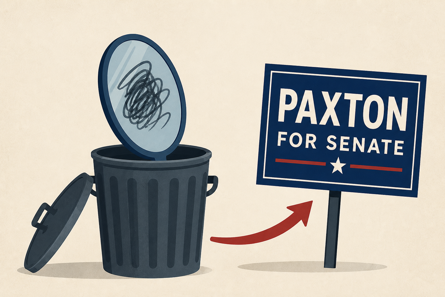Trump trashes Paxton's appearance but vows to campaign for him