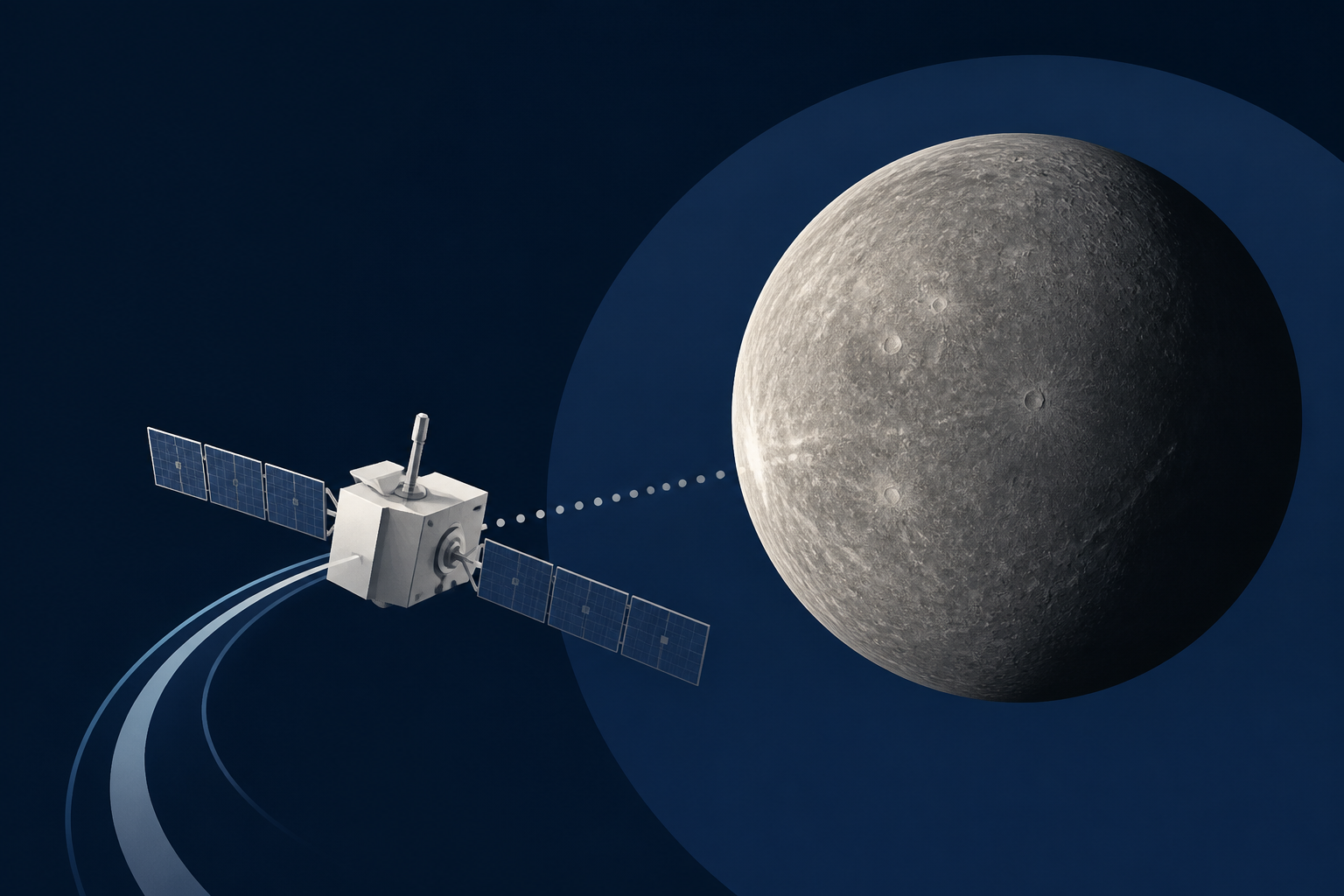 The BepiColombo mission draws closer to Mercury