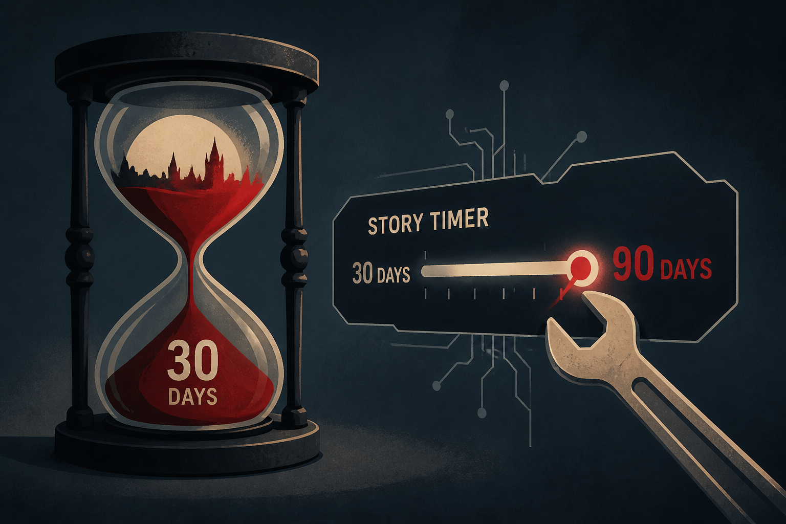 Modders Tweak the Story Timer of The Blood of Dawnwalker Hours after Launch, Tripling the Default 30-day Deadline
