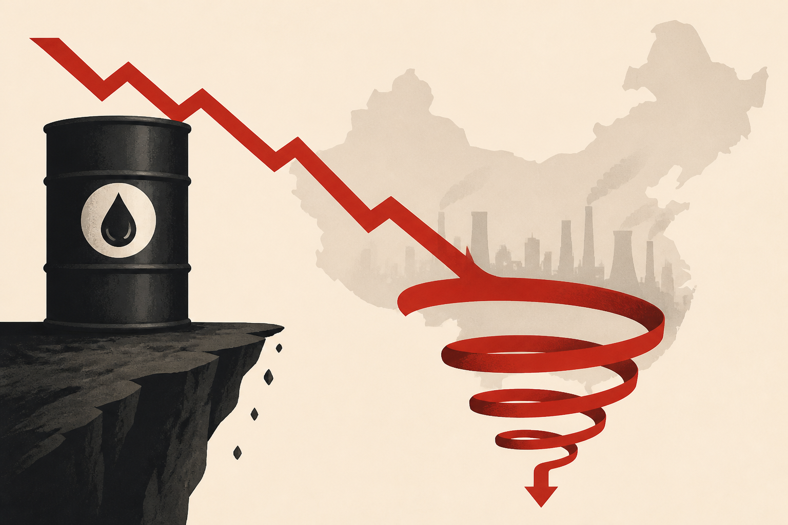 Cratering oil use in China shows the death spiral that could end oil