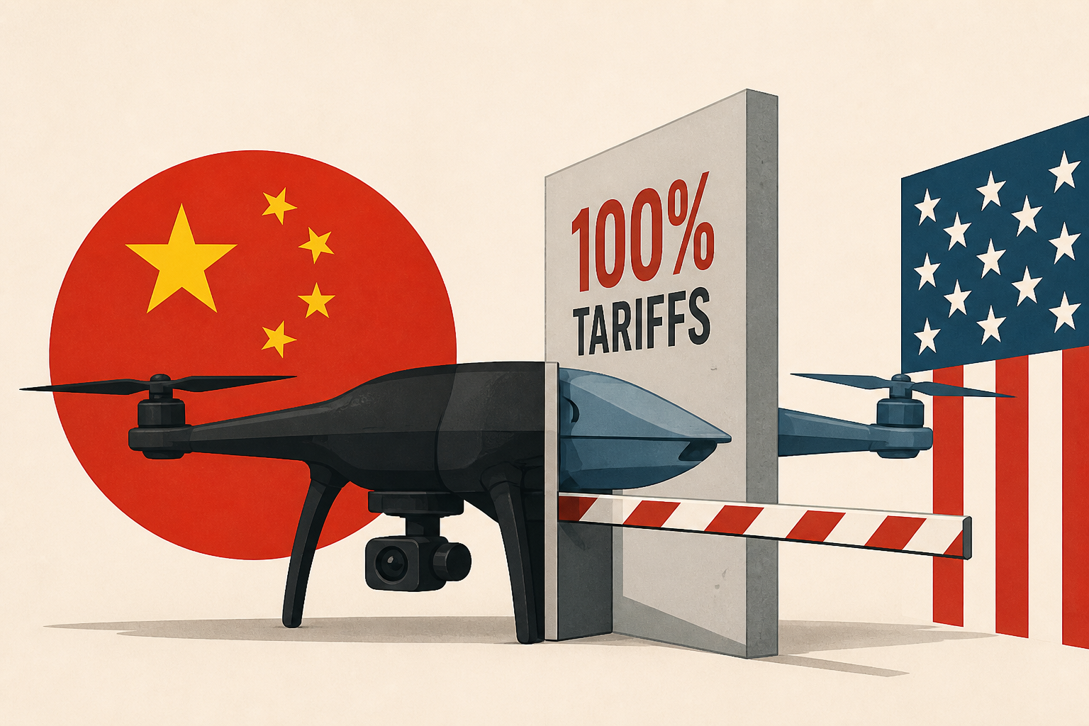 US slaps 100% tariffs on drones to counter Chinese dominance