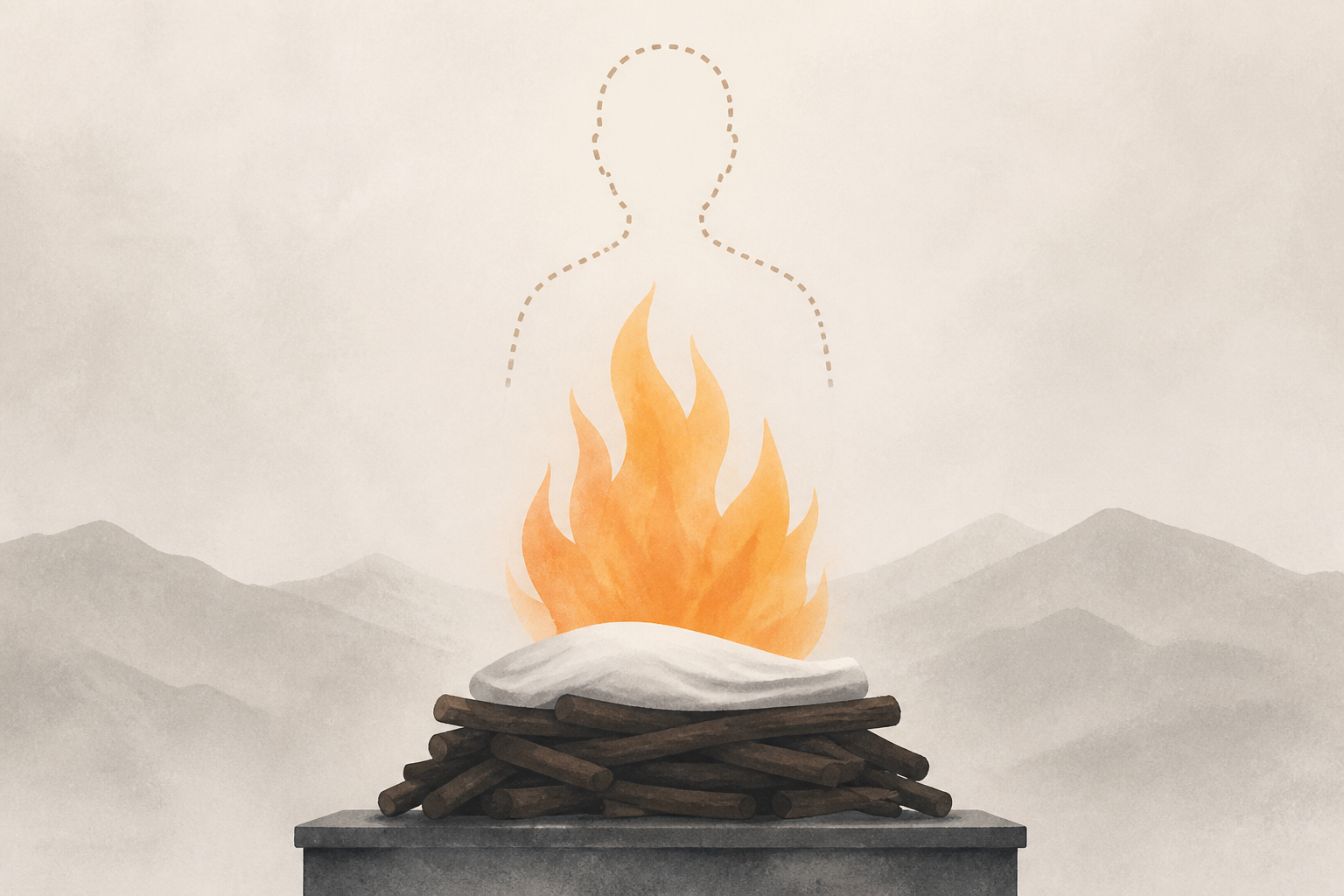 In Nepal, mourners hold symbolic cremation for missing loved ones