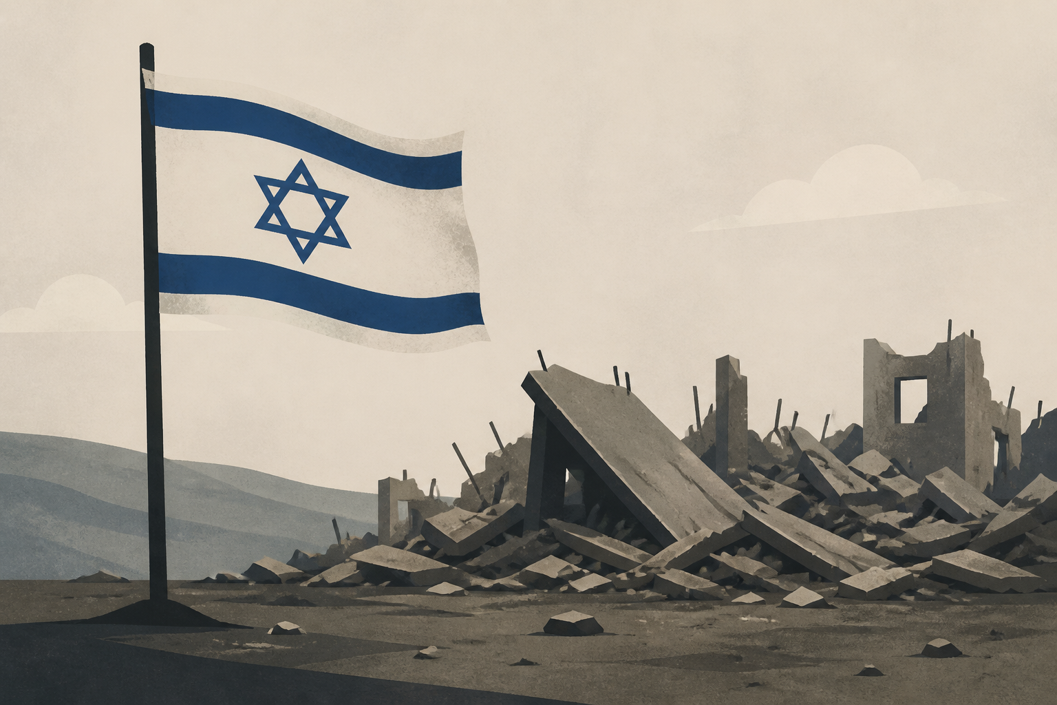 A rare look inside occupied southern Lebanon: Israeli flags and flattened homes