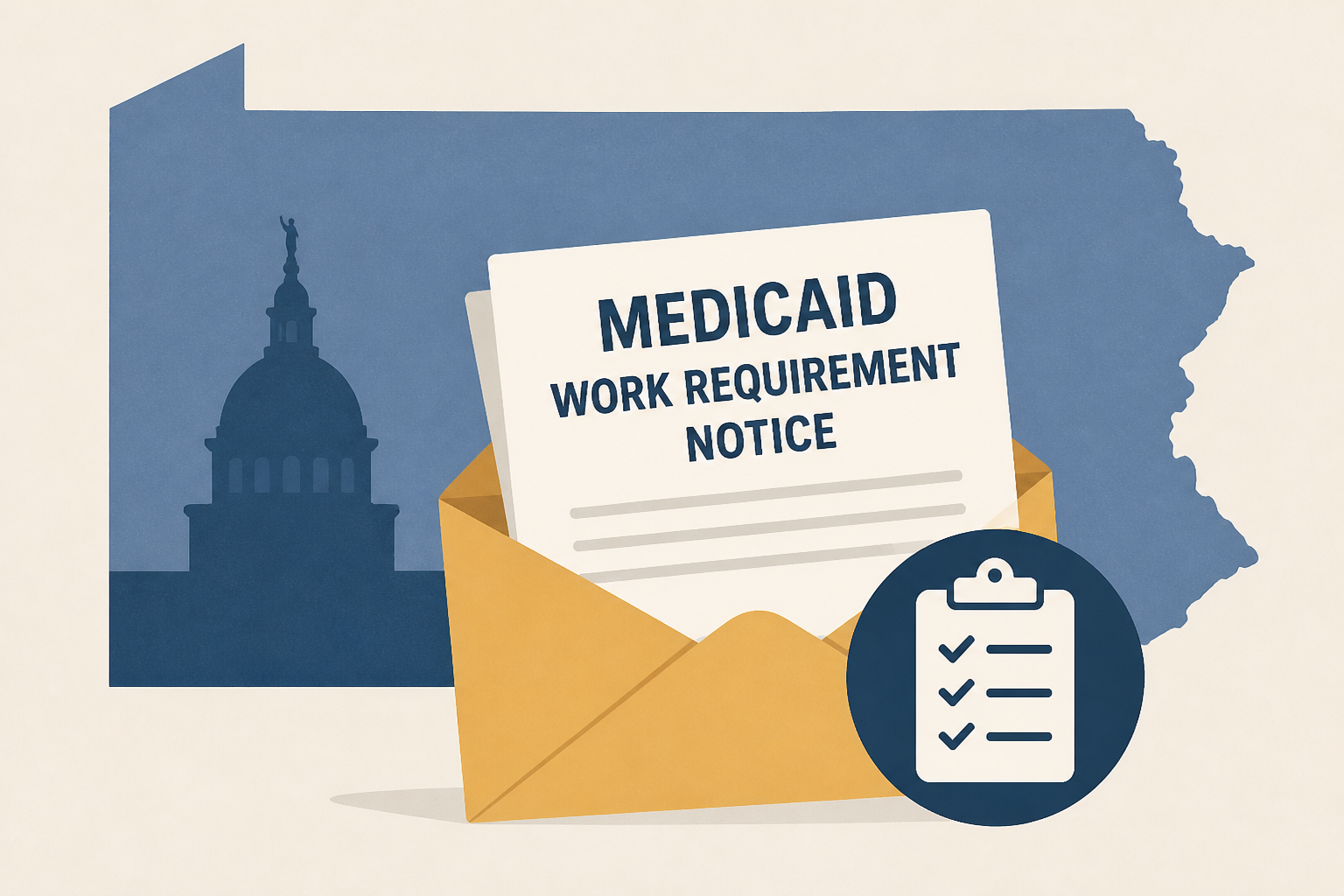 Pennsylvania begins Medicaid work requirement notices