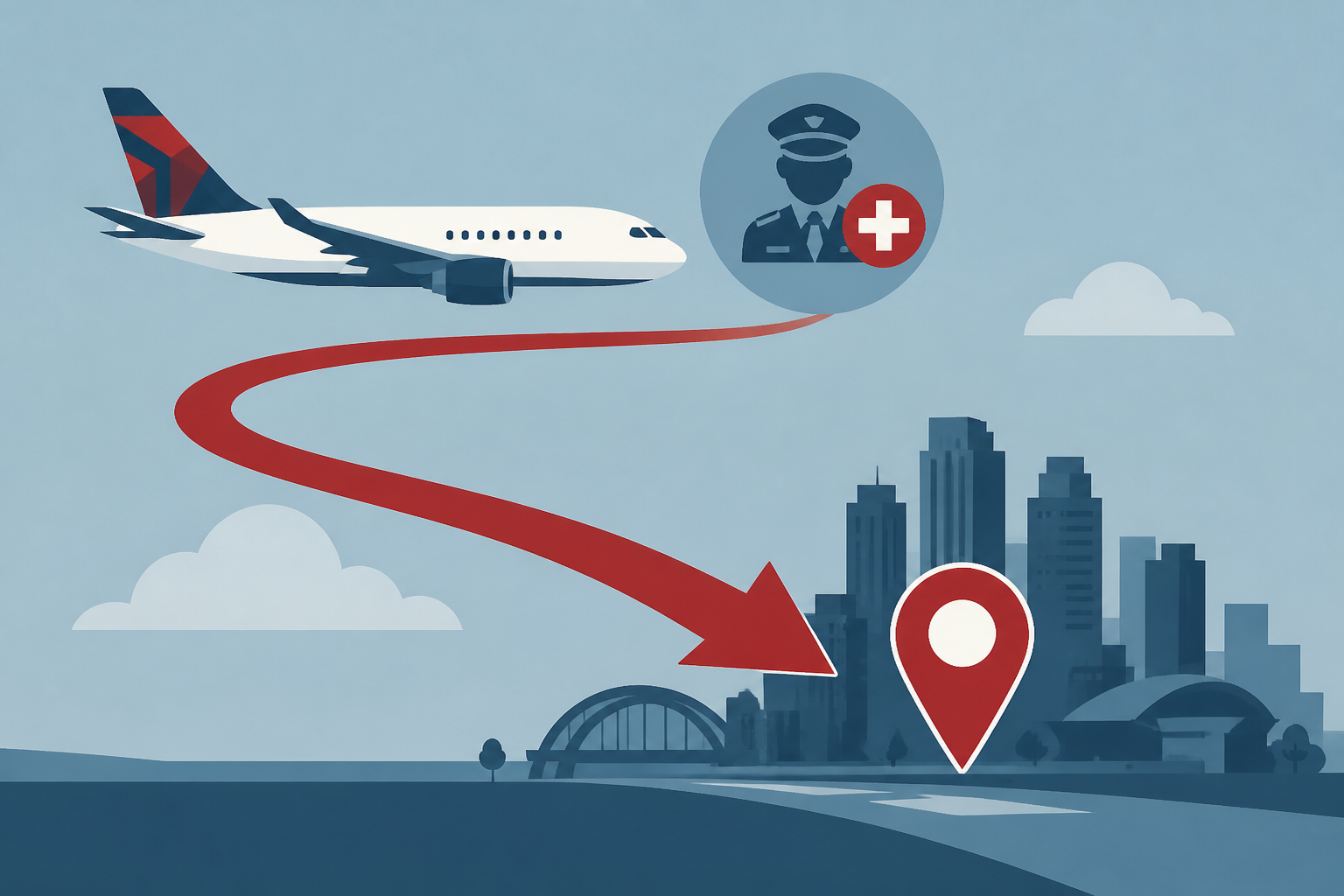 Delta flight returns to Minneapolis St Paul after pilot incapacitation