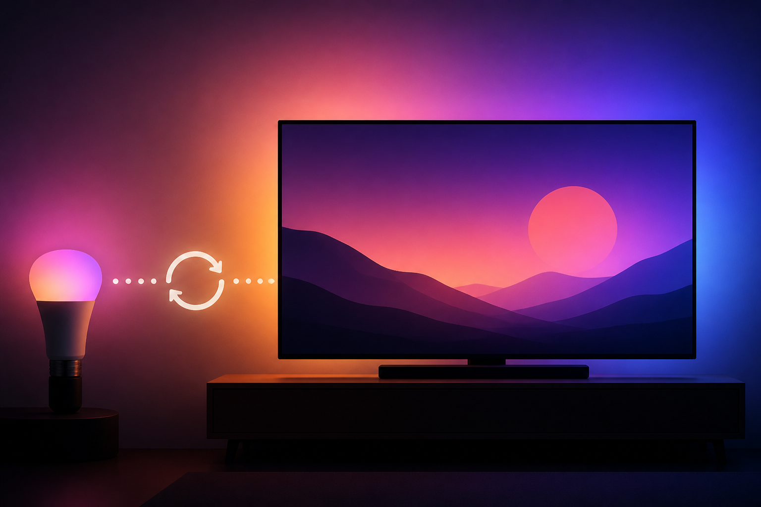 Syncing Hue lights to your TV