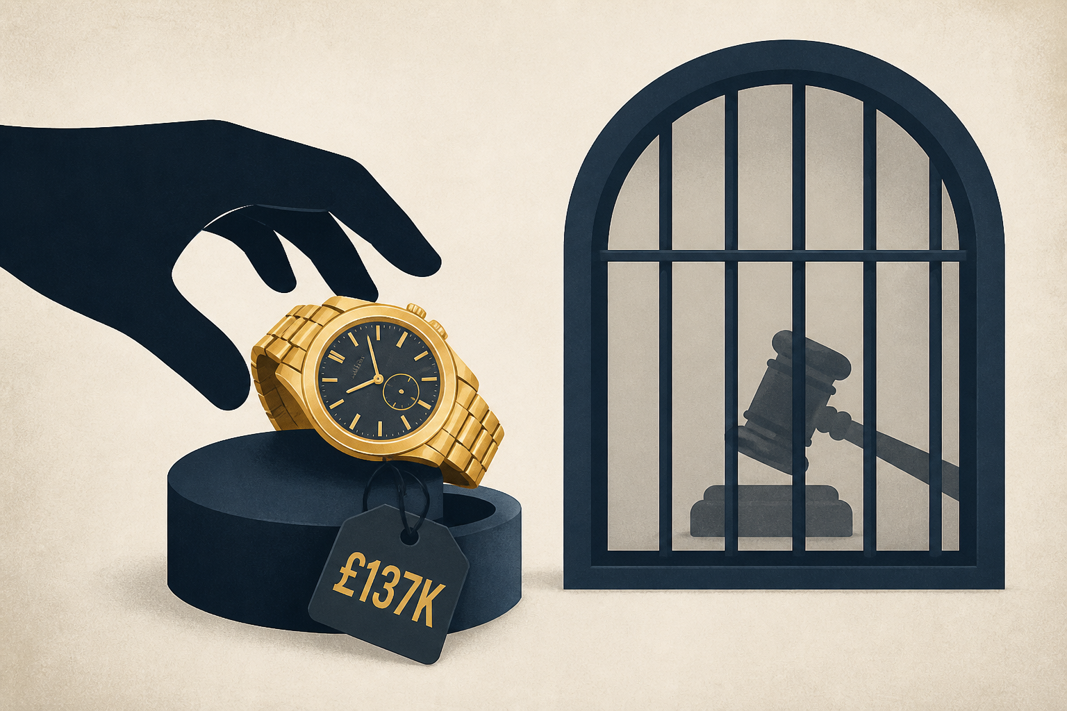 Thieves who stole fashion designer's £137k watch convicted