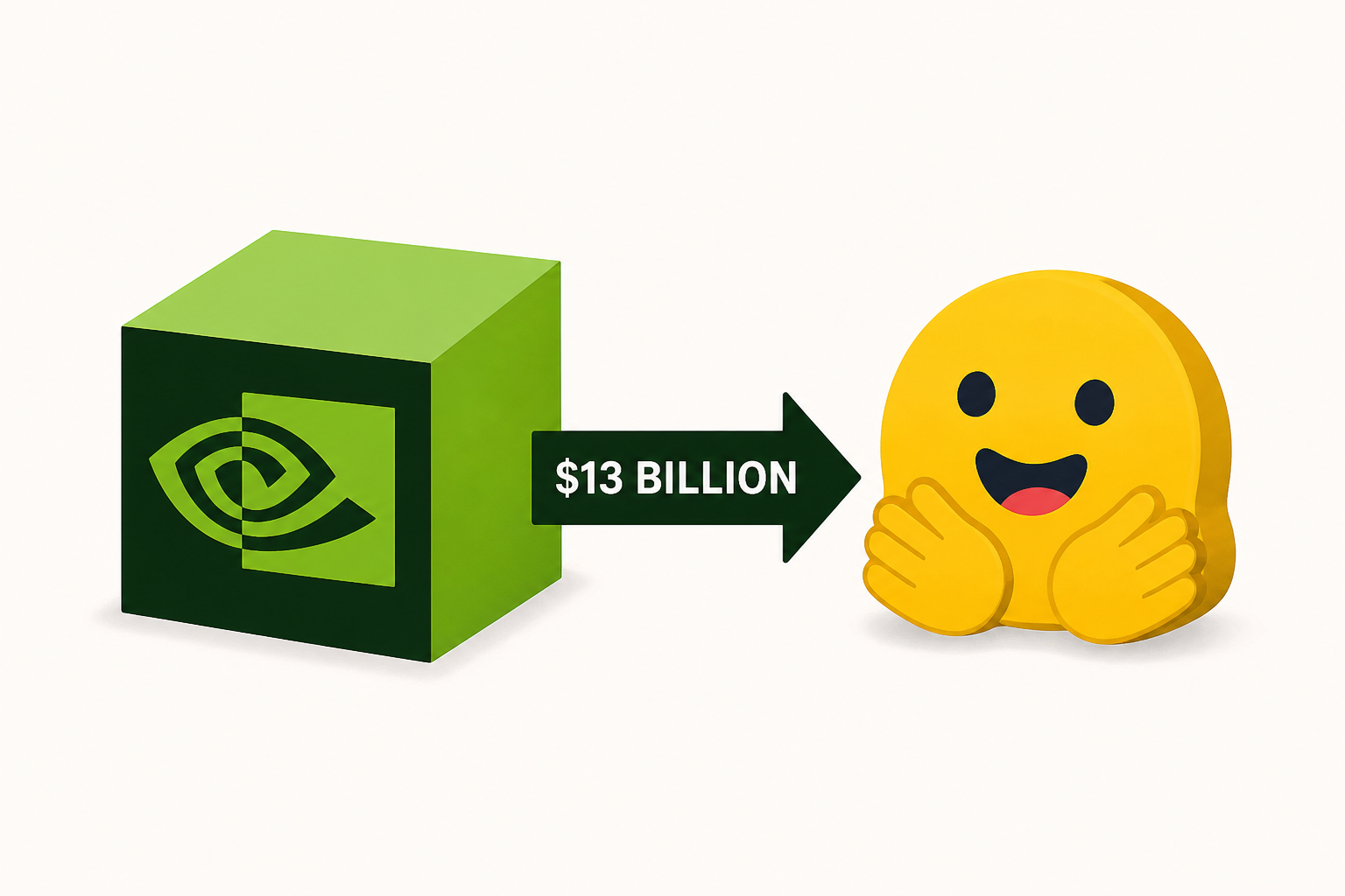 Nvidia confirms $13 billion acquisition of open-weight AI platform Hugging Face