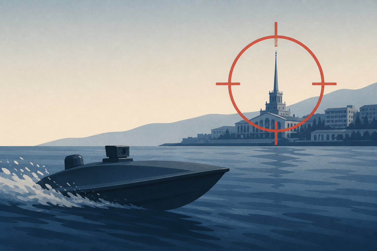 Ukrainian Sea Drones Strike Russian Black Sea Resort Town Of Sochi For The First Time
