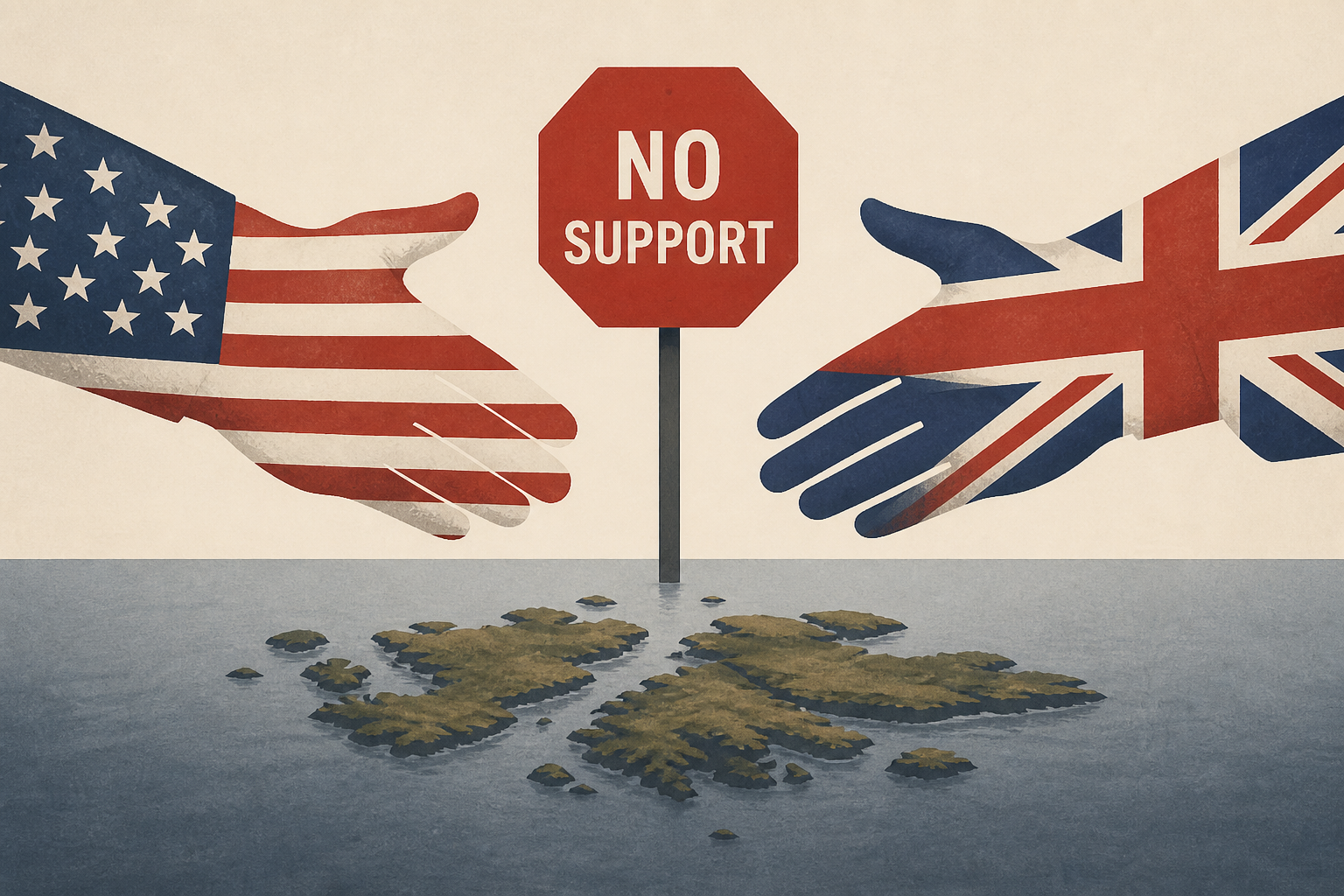 Trump hints US would not back UK over Falkland Islands due to lack of Iran war support