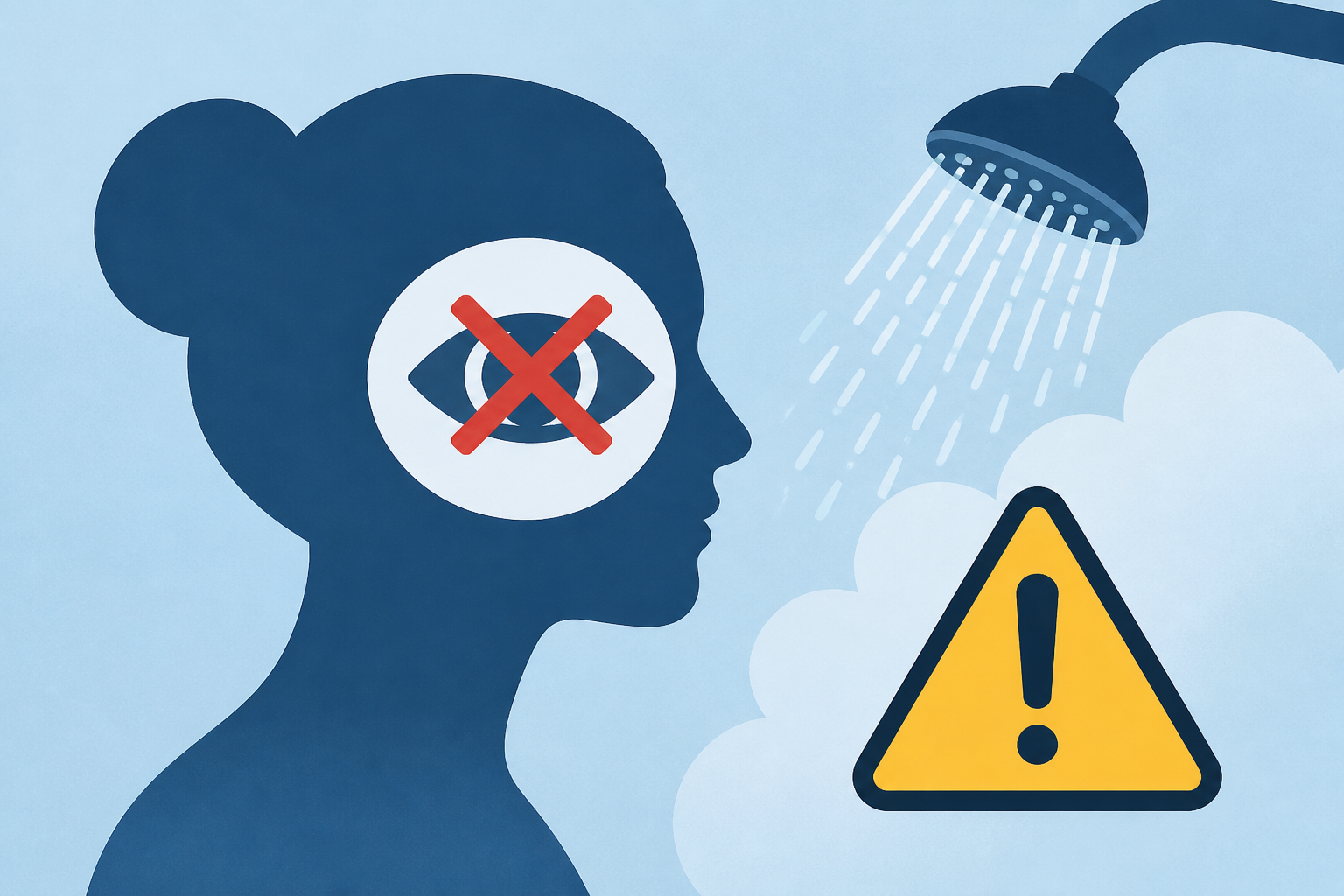 Woman Loses Eyesight After Common Showering Mistake