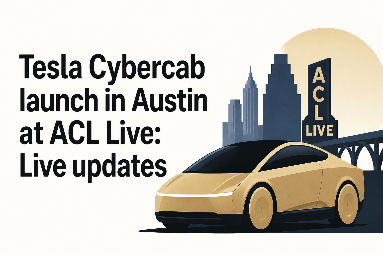 Tesla Cybercab launch in Austin at ACL Live: Live updates