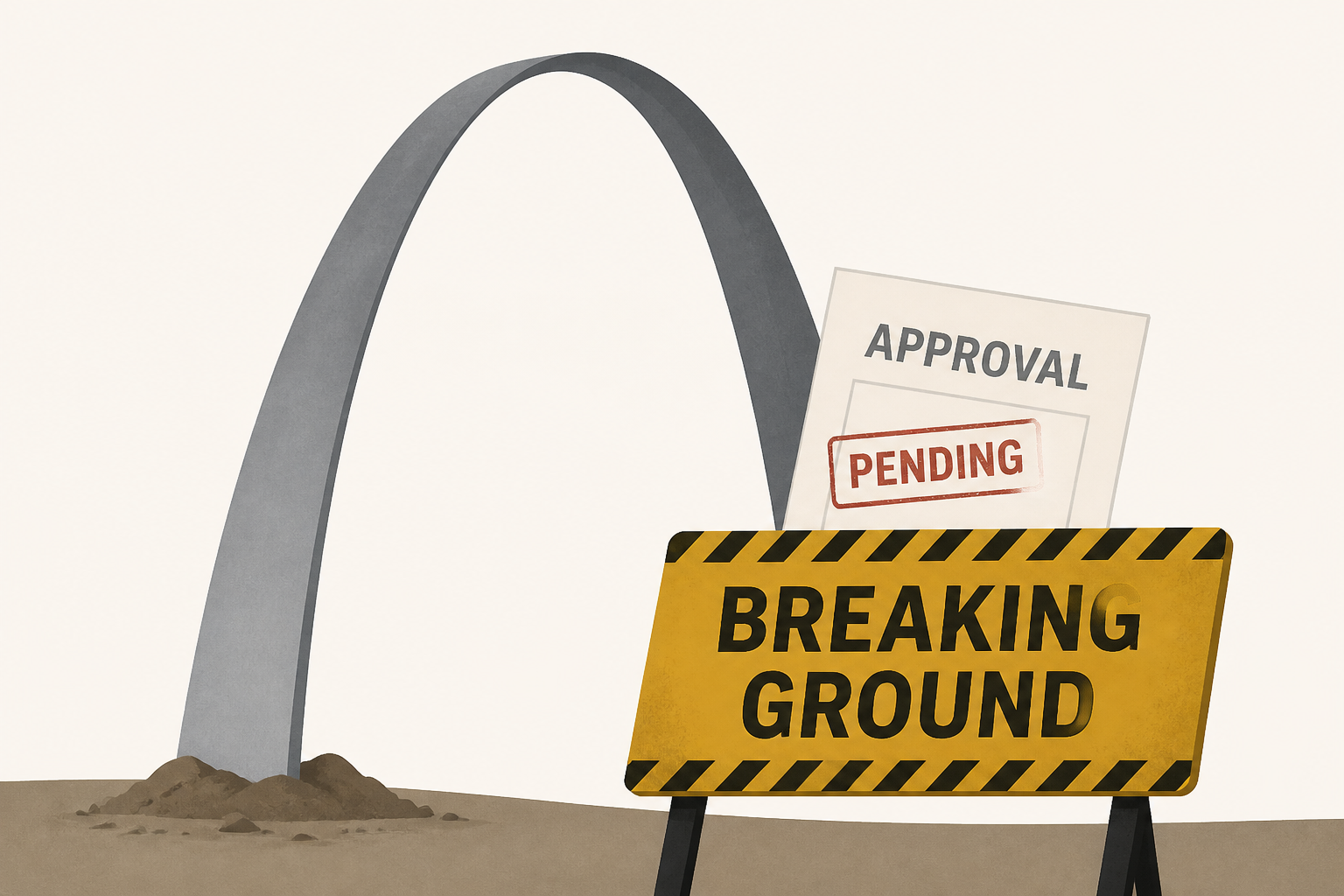 Trump to Break Ground on Arch Before Getting Approval