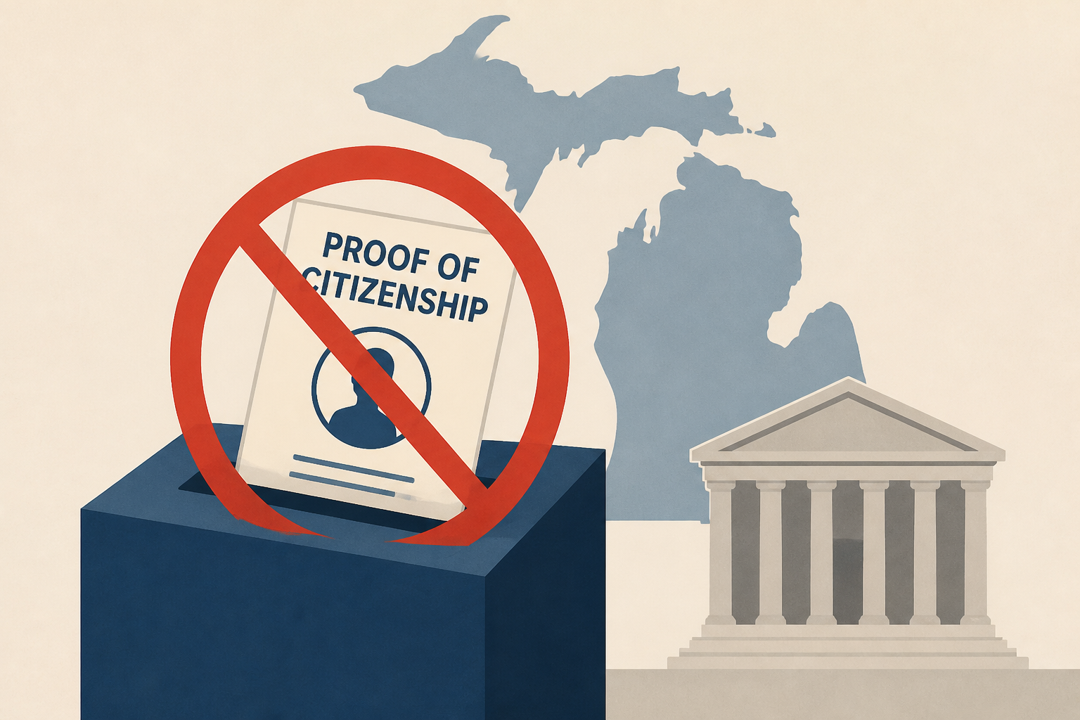 Supreme Court denies right-wing group’s bid to force Michigan proof-of-citizenship measure on November ballot
