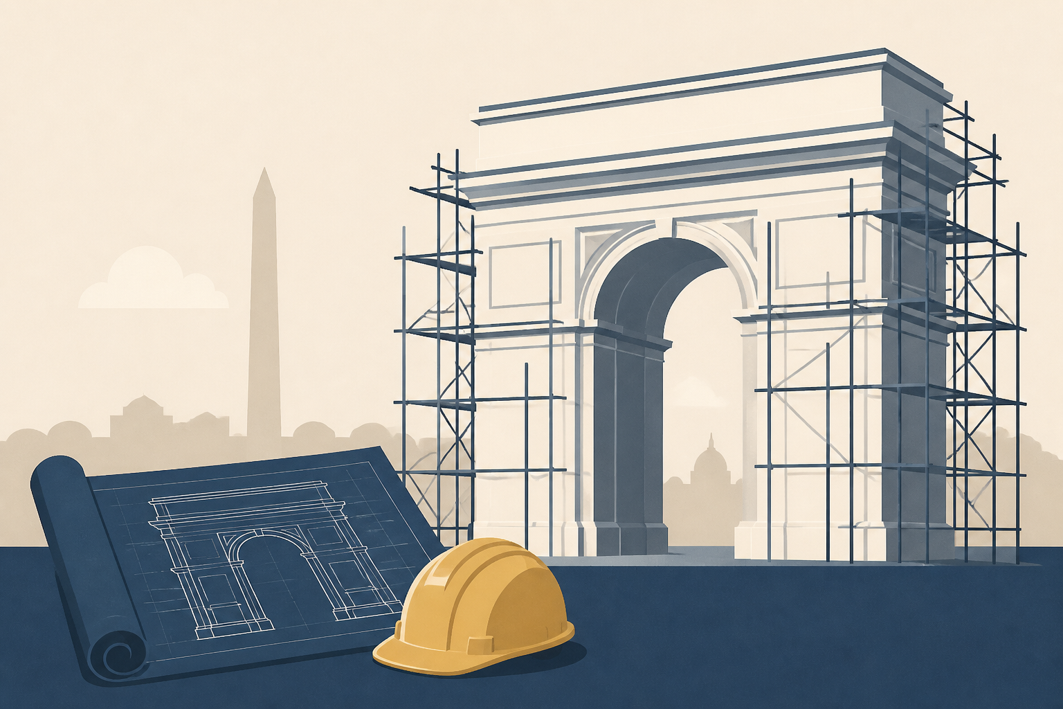 Work on Trump-backed Triumphal Arch will start in coming weeks, Burgum says