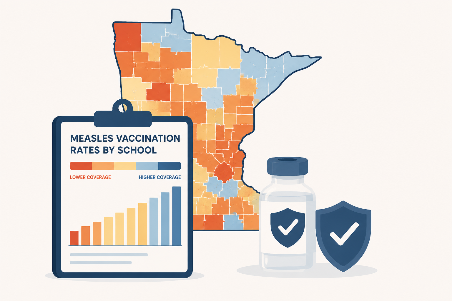 New Minnesota dashboard reveals sharp measles vaccination gaps across schools