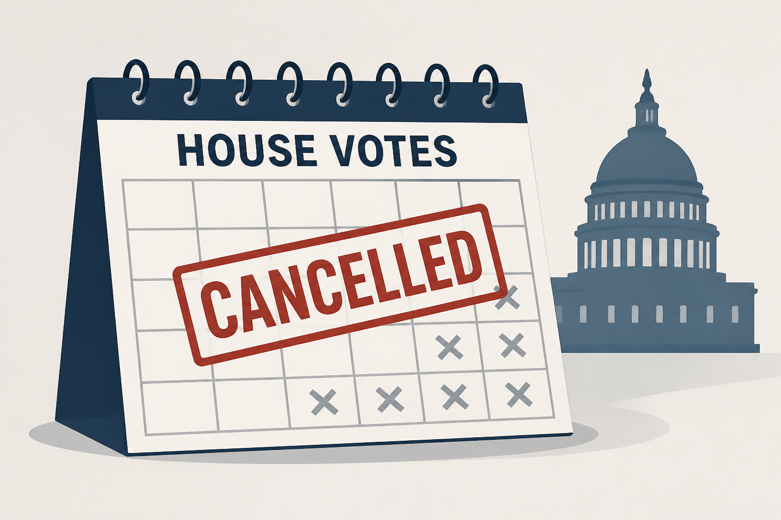 Mike Johnson abruptly cancels final weeks of House votes amid panic over midterm elections