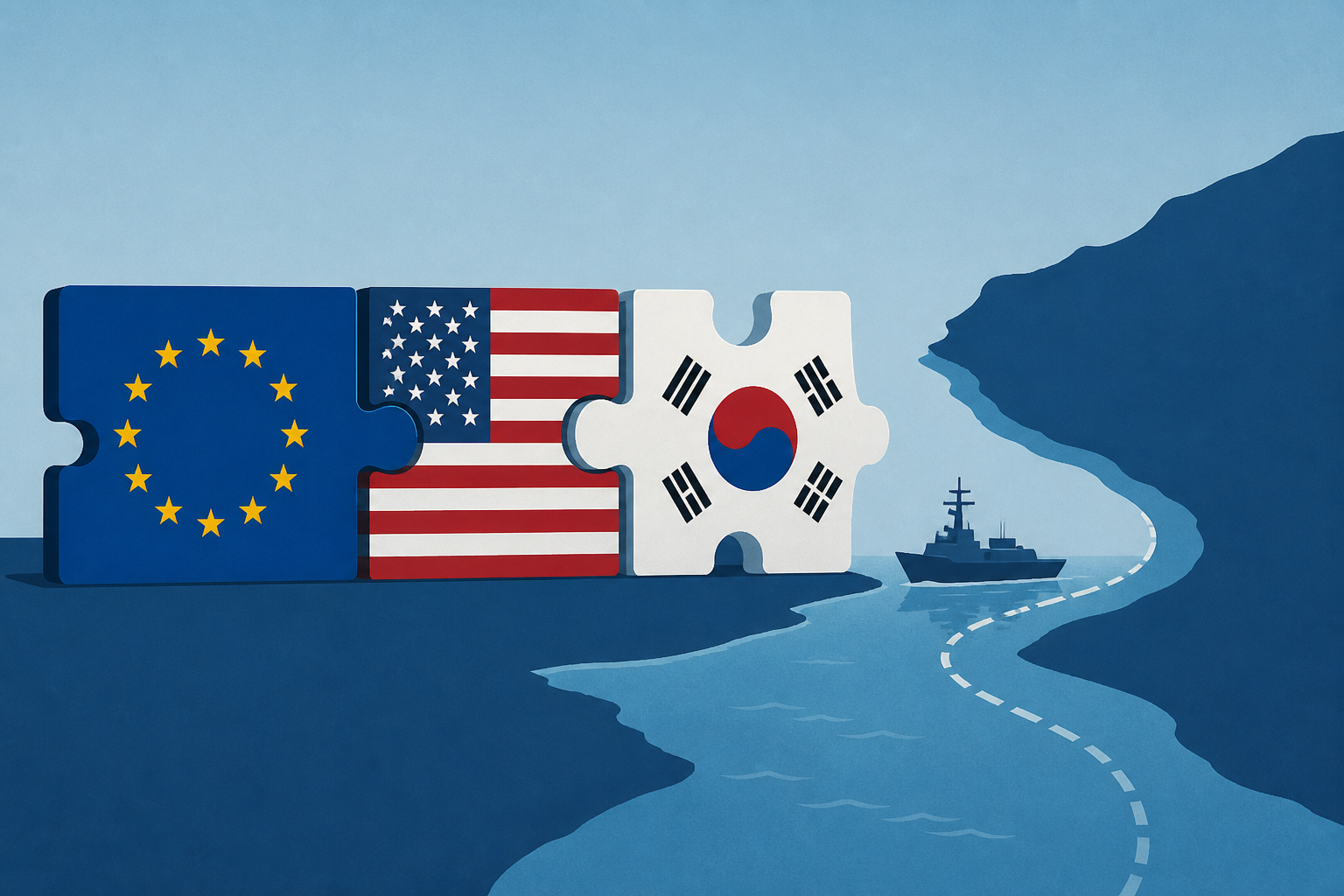 EU joins U.S. sanctions push as South Korea weighs Hormuz deployment